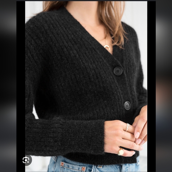 & other stories alpaca cardigan - Picture 2 of 5